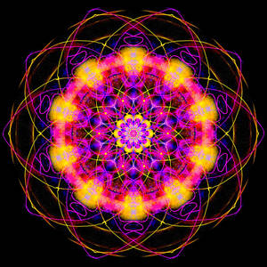 Mandala Trippy Symmetrical Wallpaper