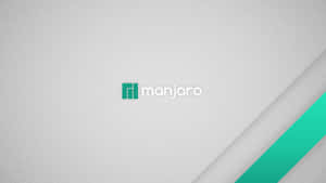 Manjaro Gray Background Wallpaper