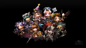 Maplestory In Black Wallpaper