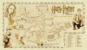 Marauders Map From Video Game Wallpaper