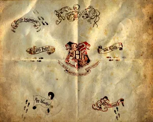 Download free Marauders Map Nice Folding Wallpaper 