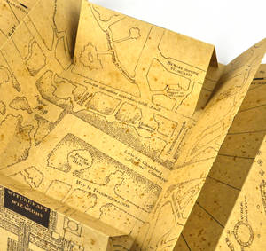 Marauders Map Of Hogwarts Castle Wallpaper