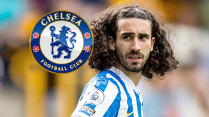 Marc Cucurella Chelsea Fc Logo Wallpaper