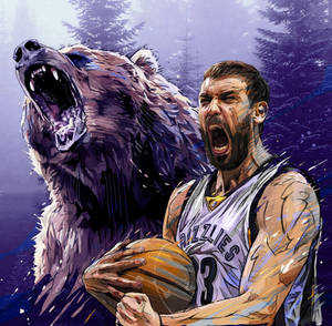 Marc Gasol And Grizz Wallpaper
