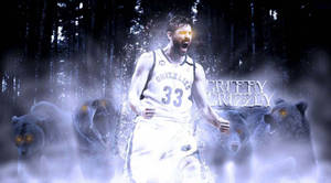 Marc Gasol Gritty Grizzly Wallpaper