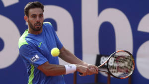 Marcel Granollers In Blue Jersey Wallpaper