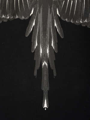 Marcelo Burlon Gray White Wings Wallpaper