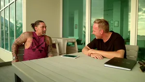 Marcelo Rios Talking With Interviewer Wallpaper