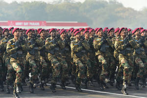 Marching Indian Army Wallpaper