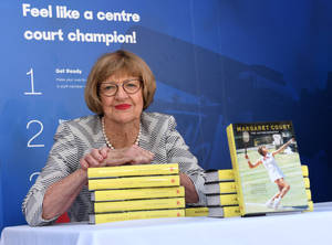 Margaret Court At Her Book Launch Event Wallpaper