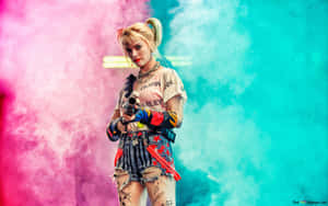 Margot Robbie As Harley Quinn In Suicide Squad Wallpaper