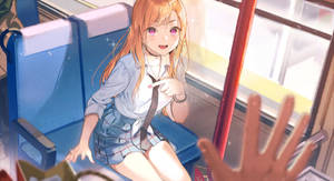 Marin Kitagawa Train Wallpaper