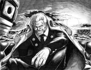 Marine_ Hero_ Garp_ Artwork Wallpaper