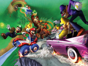 Mario Kart Characters Wallpaper