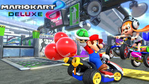 Mario Kart Deluxe Graphics Art Wallpaper