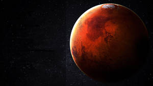 Mars Realistic Poster Wallpaper