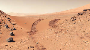 Mars' Rock And Soil Wallpaper