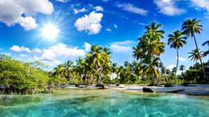 Marshall Islands Sun And Clear Water Wallpaper