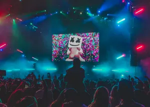 Marshmello Live Concert Wallpaper