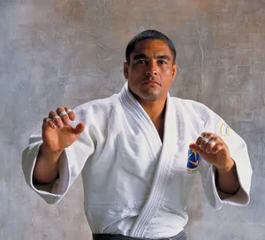 Martial_ Artist_in_ Gi_ Stance Wallpaper