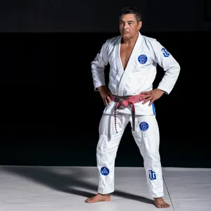 Martial Artistin Gi Pose Wallpaper