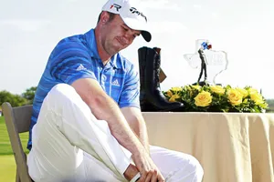 Martin Laird In Golf Tournament Wallpaper