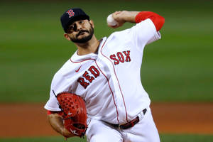 Martin Perez Red Sox Player Wallpaper