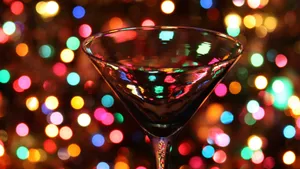 Martini Glass Light Wallpaper