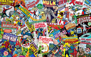 Marvel Comic Book Different Superheroes Wallpaper