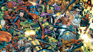 Marvel Comic Book With Powers Wallpaper