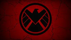 Marvel Falcon Logo Shield Logo Red Wallpaper