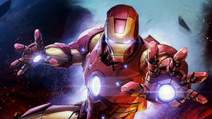 Marvel Firing Ironman Hd Wallpaper