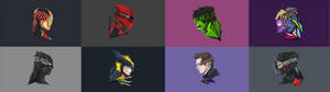 Marvel Heroes Collage 5120 X 1440 Wallpaper