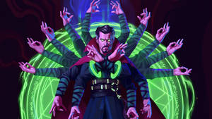 Marvel Laptop Dr. Strange Hands Wallpaper