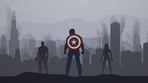 Marvel Minimalist Agents Of Shield Wallpaper