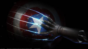 Marvel's Captain America Ready To Save The Day. Wallpaper