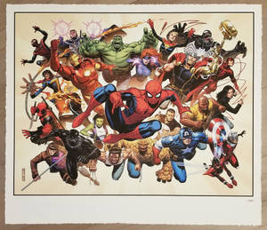 Marvel Superheroes Aesthetic Graphic Wallpaper