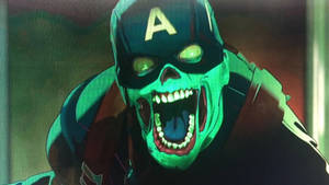 Marvel What If Captain America Zombie Wallpaper