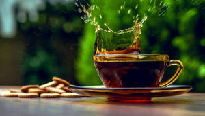 Marvelous Clear Cup Of Tea Wallpaper