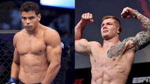 Marvin Vettori And Paulo Costa Collage Wallpaper