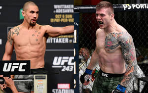 Marvin Vettori Yelling And Robert Whittaker Wallpaper