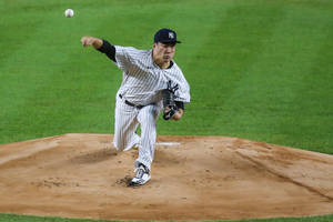 Masahiro Tanaka In Pitcher's Mound Wallpaper