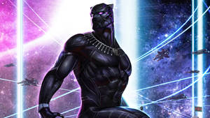 Masculine Black Panther Wallpaper