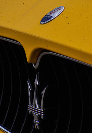 Maserati Trident Logo Wallpaper