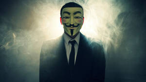 Mask With Suit And Tie Hacker 4k Wallpaper