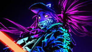 Masked Kda Akali Wallpaper