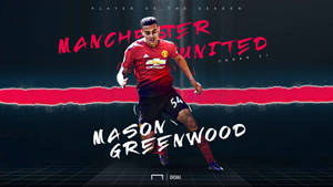 Mason Greenwood Black Red Wallpaper