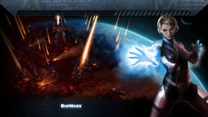 Mass Effect 3 Commander Shepard Powers Wallpaper