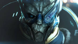 Mass Effect Close-up Garrus Vakarian Wallpaper