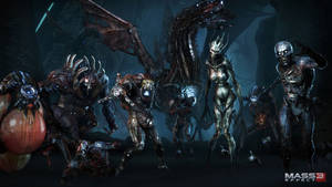 Mass Effect Enemies Cover Wallpaper